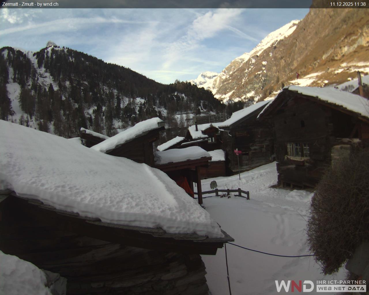 Zermatt: Webcam Z'Mutt