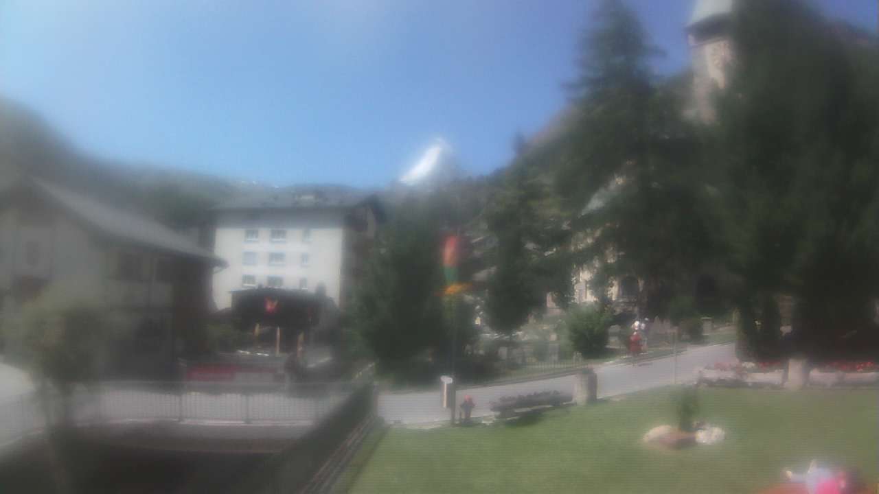 Zermatt: Webcam Kirche