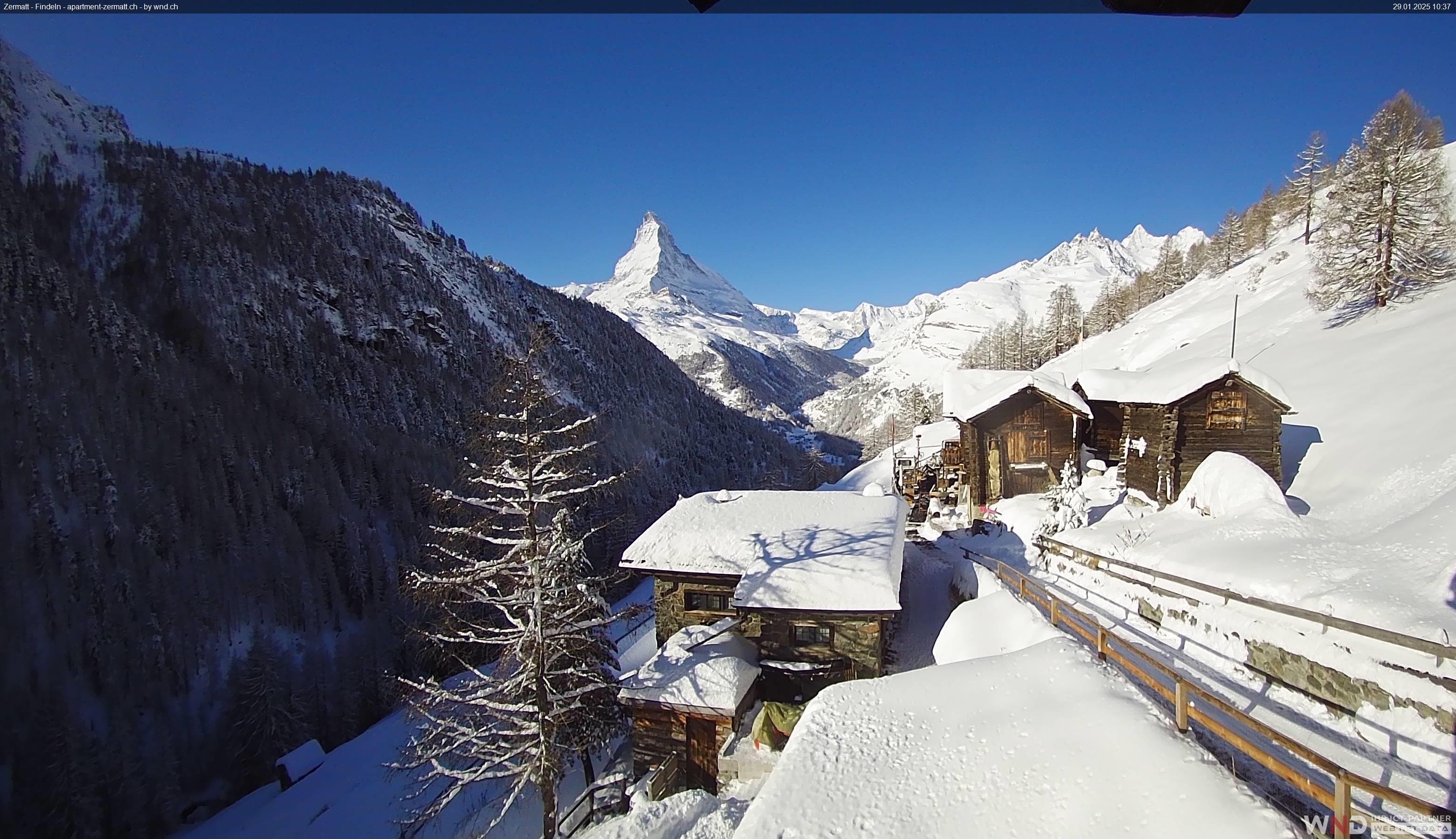 Zermatt: Webcam Findeln